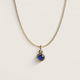 Bronze CZ Birthstone Necklace