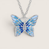 Prism Butterfly Necklace