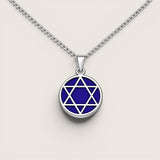 Stone Star of David Necklace