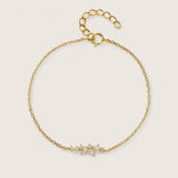 Starlit Path Bracelet – CZ Cluster