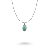 Turquoise Oval Shape Necklace