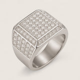 The Sovereign – 18 mm Iced Signet Ring
