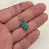 Turquoise Oval Shape Necklace