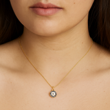 Guardian Gaze - Evil Eye Round Necklace