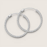 Woven Hoop Earrings