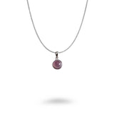 Dome Round Semi-Precious Necklace