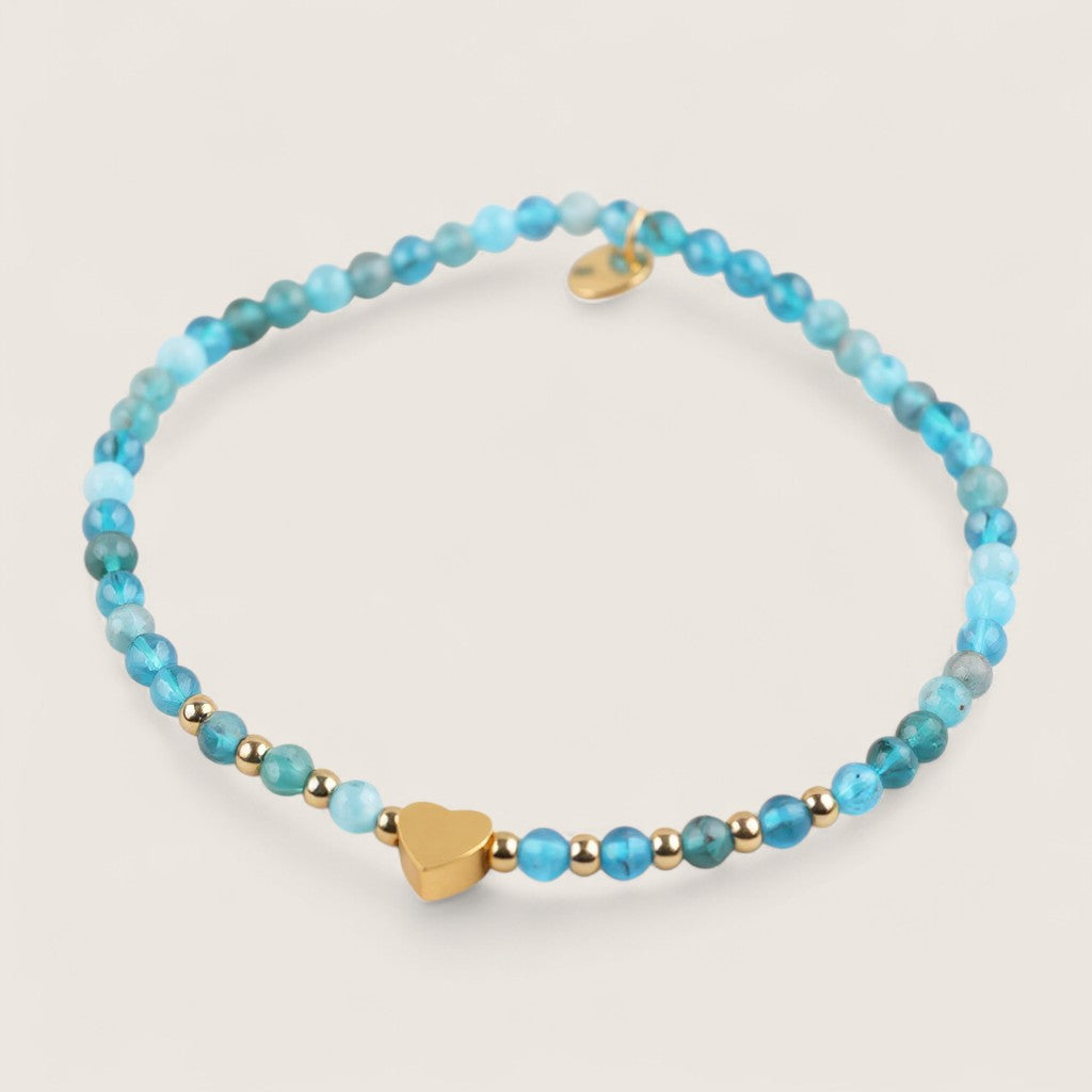 Heartstone Harmony – 3mm Gemstone Bracelet