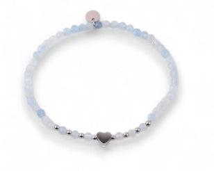 Heartstone Harmony – 3mm Gemstone Bracelet