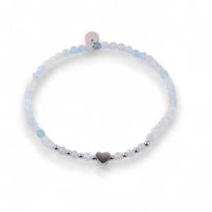 Heartstone Harmony – 3mm Gemstone Bracelet