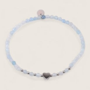 Heartstone Harmony – 3mm Gemstone Bracelet
