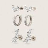 Celestial Arc Trio – Earring Gift Set