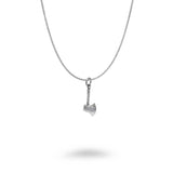 Sterling Silver Axe Necklace