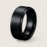 The Axis Spinner – Flat Steel Spinner Ring