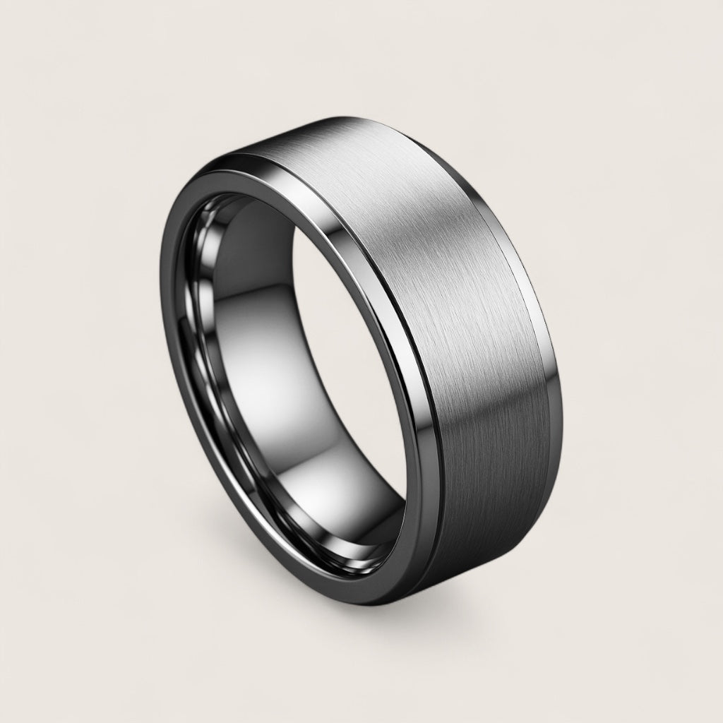 The Axis Spinner – Flat Steel Spinner Ring