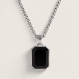 The Aegis - Tiger Eye Dog tag Necklace