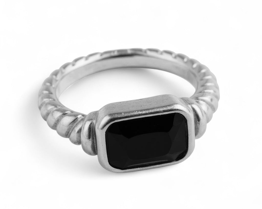 Royal Soleil - Color CZ Signet Ring