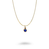 Bronze CZ Birthstone Necklace