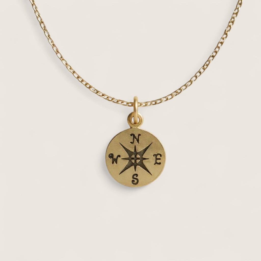 True North – Medium Compass Necklace