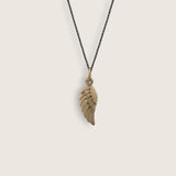 Small Smooth Angel Wing Necklace