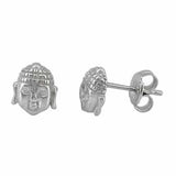 Buddha Head Stud Earrings