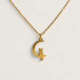 Moonlit Whiskers – Cat Necklace