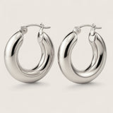 Bold Aura – Chunky Hoop Earrings