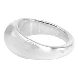 Silver Thin Cigar Ring