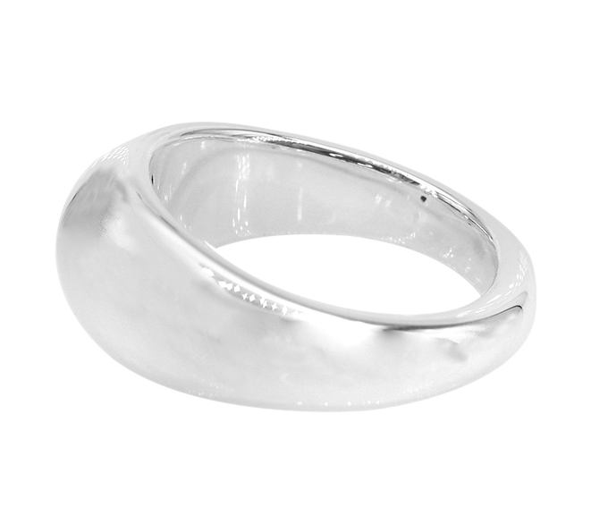 Silver Thin Cigar Ring