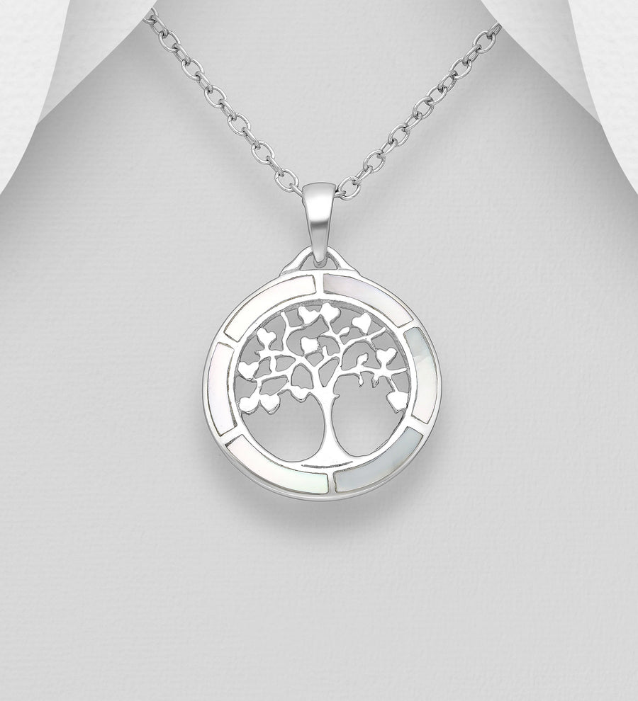 Border Shell Tree of Life Necklace