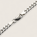 The Argent Curb – 3mm Sterling Silver Chain