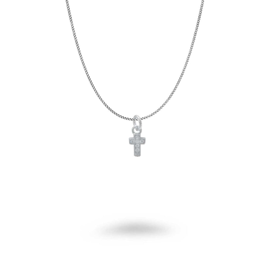 CZ Small Cross Necklace