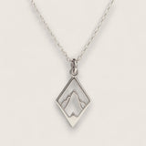 Summit View – Diamond Mountain Necklace