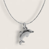 Ocean Spirit – Sterling Silver Dolphin Necklace