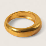 The Solene Ring – Bold Dome Band