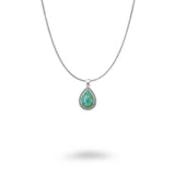 Bali Turquoise Teardrop Necklace
