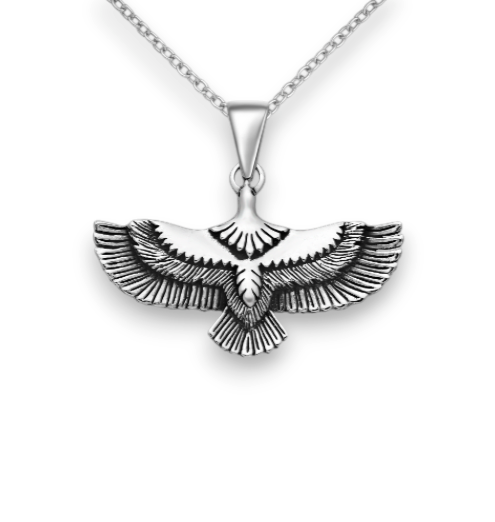 Eagle Facing Up Necklace