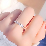 The Infinity Gleam – Steel Eternity Ring