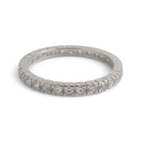 The Eternal Gleam – CZ Silver Ring