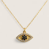 Guardian Gaze - Evil Eye Oval Necklace