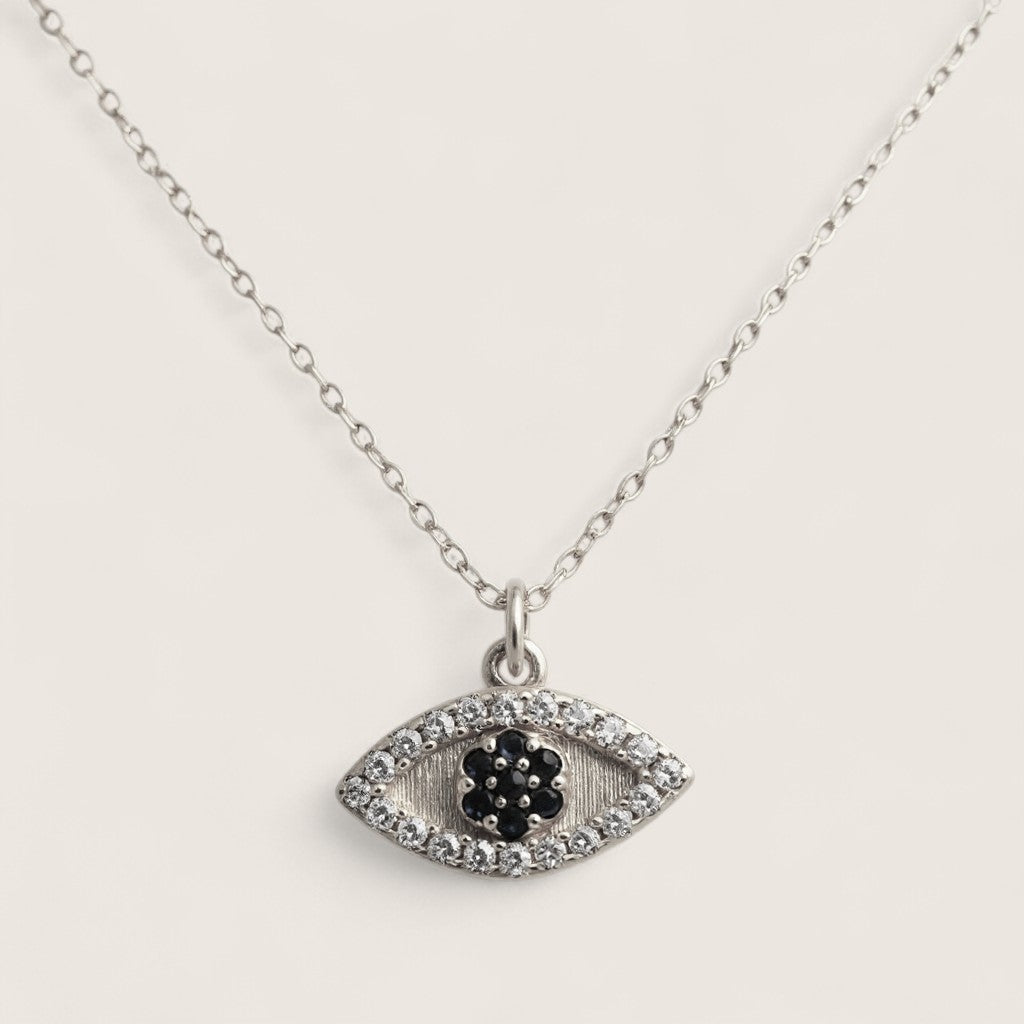 Guardian Gaze - Evil Eye Oval Necklace