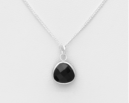 14mm Drop Gemstone Necklace