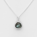 14mm Drop Gemstone Necklace