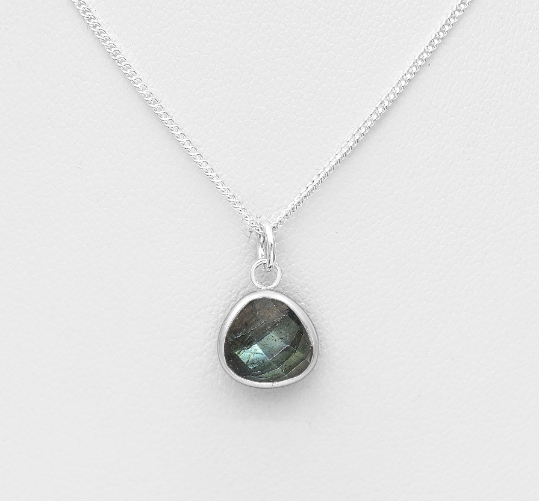 14mm Drop Gemstone Necklace