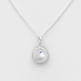 14mm Drop Gemstone Necklace