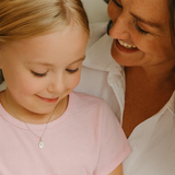 My Daughter is Beauty –Flower Coin Necklace