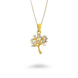 Gold and Silver Tree of Life Necklace