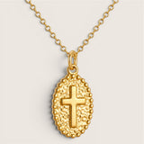 The Faith Keeper – Cross Medallion Necklace