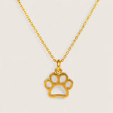 Loyal Companion – Paw Print Necklace
