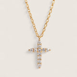 Divine Radiance Cross Necklace