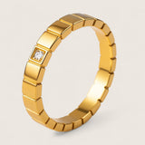 The Nova Link – CZ Block Ring